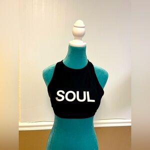 Lululemon High Neck Strappy Sports‎ Bra Tank – Size 6 | SoulCycle Edition